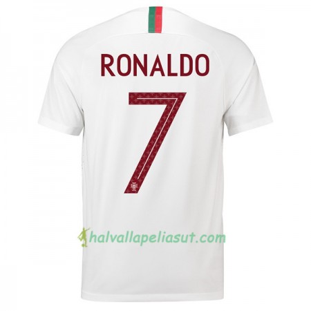 Jalkapallo Pelipaidat Portugali Ronaldo 7 World Cup 2018 Vieraspaita